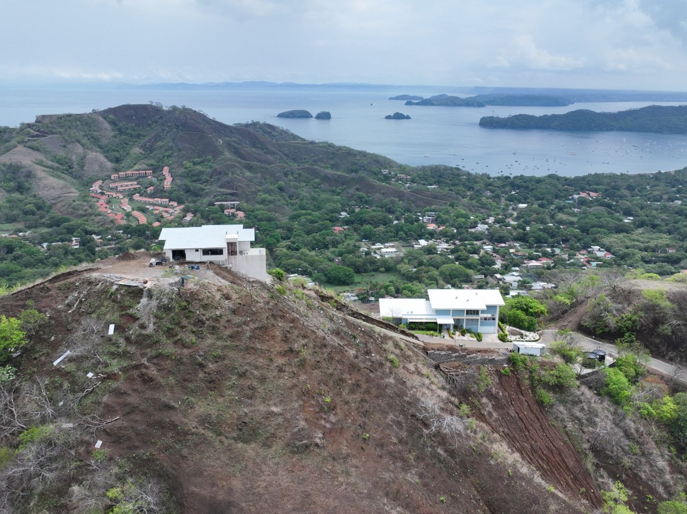 Aerial view of the Costa Rican coast